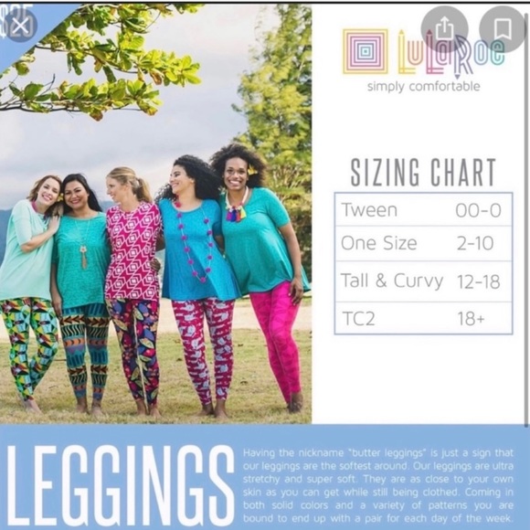 LULAROE One Size Pink Geometric Leggings NWT - Picture 6 of 6